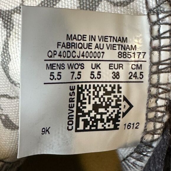 Womens Converse CTAS All Star Camo USA High Top Casual Sneakers Shoes Size 7.5 M - Picture 6 of 6